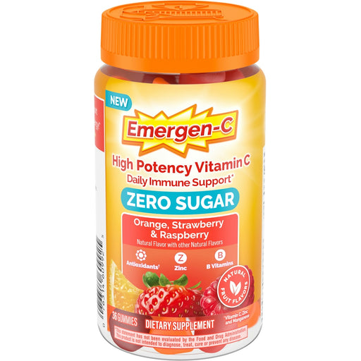 Emergen-C Emergen-C Zero Sugar Immune Support Adult Gummies Vitamins & Supplements
