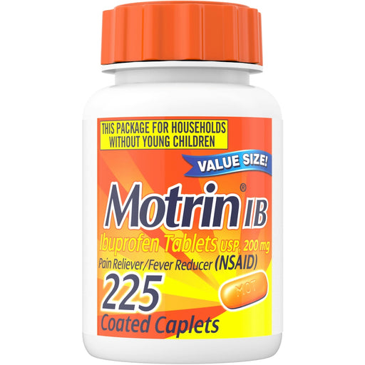 Motrin Motrin IB Ibuprofen Tablets For Pain & Fever Relief, 200 Mg Health & Beauty White Smoke