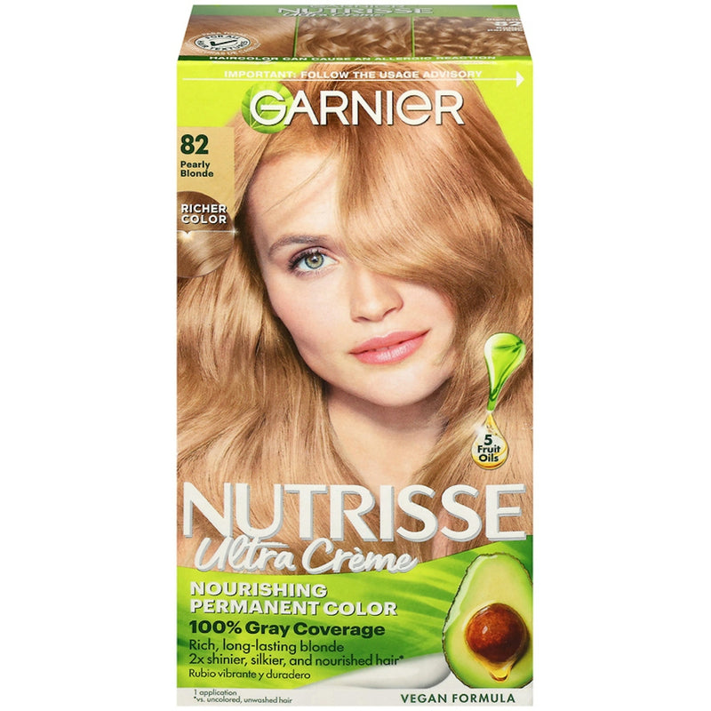 Garnier Garnier Nutrisse Nourishing Permanent Hair Color – 82 Pearly Blonde (Champagne Fizz) Hair Color