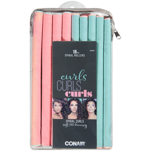 Conair Conair Spiral Rollers, Curls Hair Care White Smoke