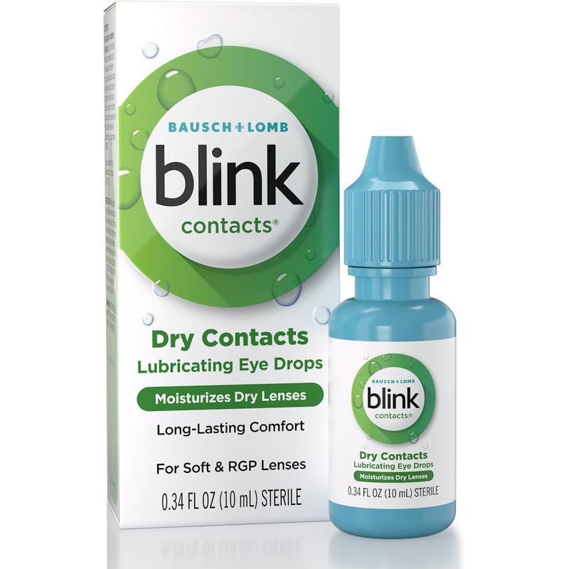 Blink Blink Contacts Lubricating Eye Drops For Soft & RGP Lenses Health & Beauty