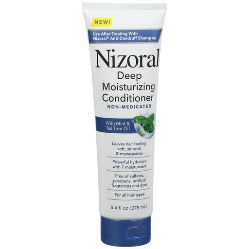 Nizoral Nizoral Deep Moisturizing Conditioner With Mint & Tea Tree Oil For All Hair Types - Free Of Sulfates, Parabens, Artificial Fragrances And Dyes, 9.4 Oz Conditioners