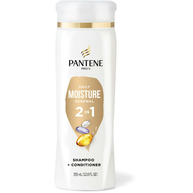 Pantene Pantene Daily Moisture Renewal 2 In 1 Shampoo + Conditioner 12 Fl Oz Shampoo & Conditioner