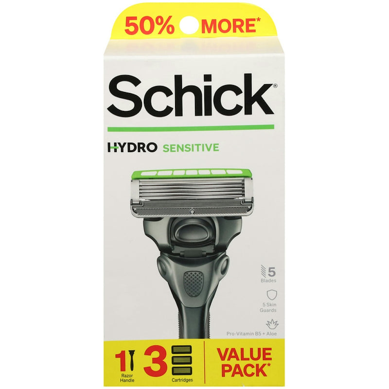 Schick Schick Razor, Hydro, Sensitive, Value Pack Personal Care