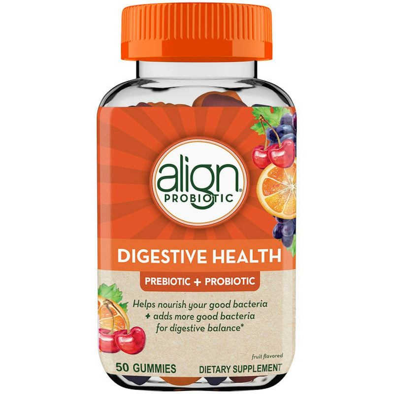 Align Align Digestive Health Prebiotic + Probiotic Supplement Gummies - Natural Fruit Vitamins & Supplements White Smoke Default Title