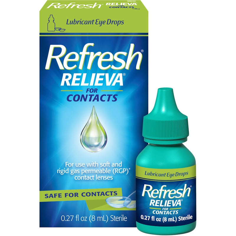 Refresh Refresh Relieva Eye Drops For Contacts - 0.27 Fl Oz Eye Drops & Lubricants