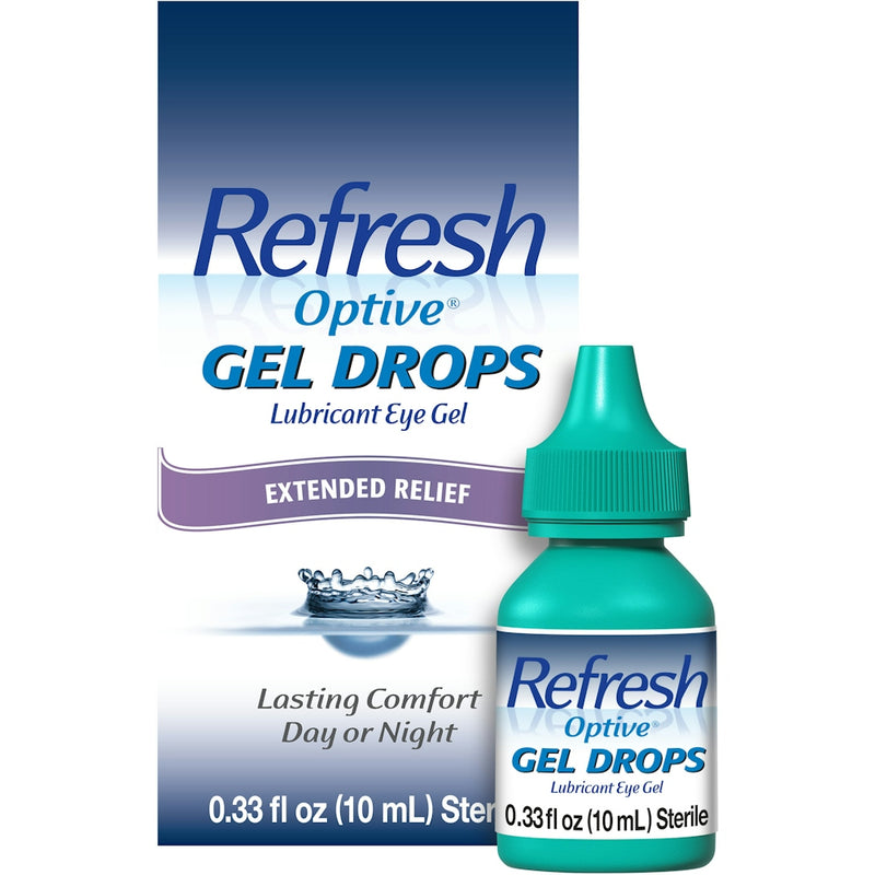 Refresh Refresh Lubricant Eye Gel, Gel Drops, Extended Therapy 0.33 Fl Oz Personal Care