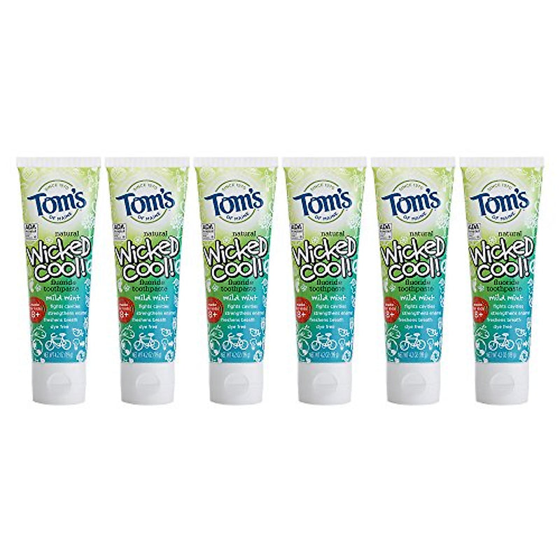 Tom's of Maine Tom's of Maine Wicked Cool Fluoride Toothpaste Mild Mint Toothpaste