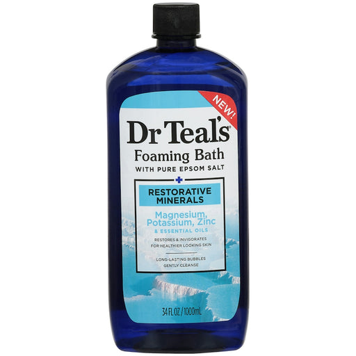 Dr Teal's Dr Teal's Restorative Minerals Epsom Foaming Bath 1 Litre Bath & Body