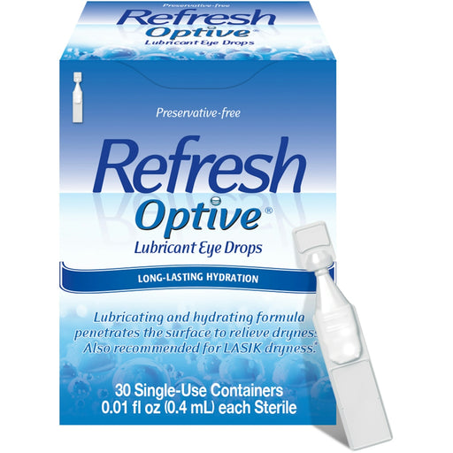 Refresh Refresh Optive Lubricant Eye Drops 30 Single-Use Containers Eye Drops & Lubricants