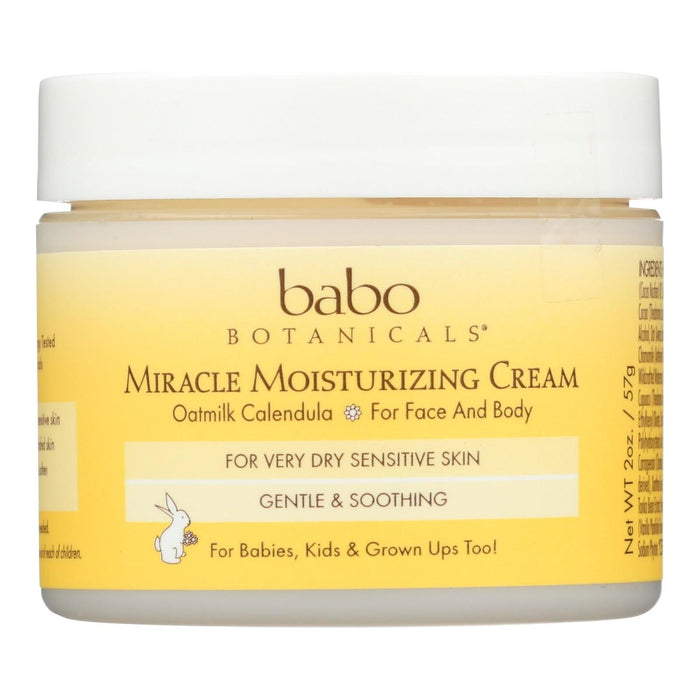 Babo Botanicals Miracle Cream Moisturizing Oatmilk (Pack of 2 Oz.)
