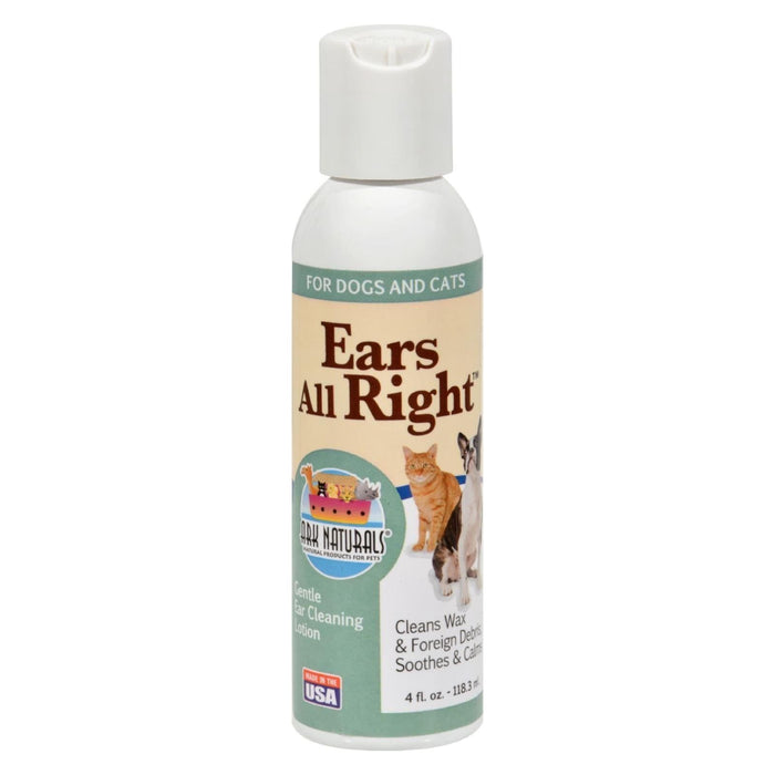 Ark Naturals Ears All Right: Gentle Ear Cleaner for Pets (4 oz)