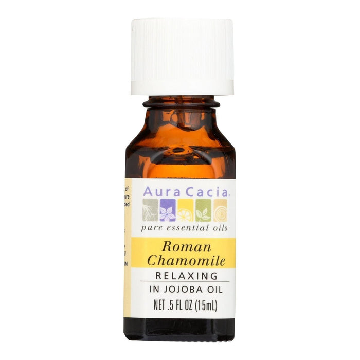 Aura Cacia Pure Roman Chamomile Essential Oil (0.5 Fl Oz)