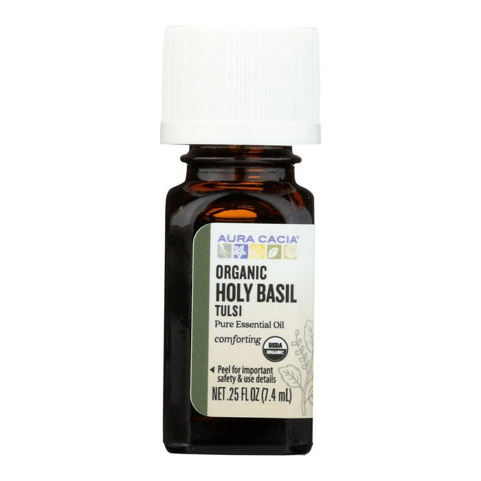 Aura Cacia Holy Basil Essential Oil - 0.25 Fl Oz