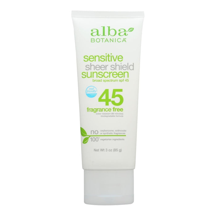 Cozy Farm - Alba Botanica Sunscreen Sensitive Sheer Touch Spf 50 (3 Oz.)