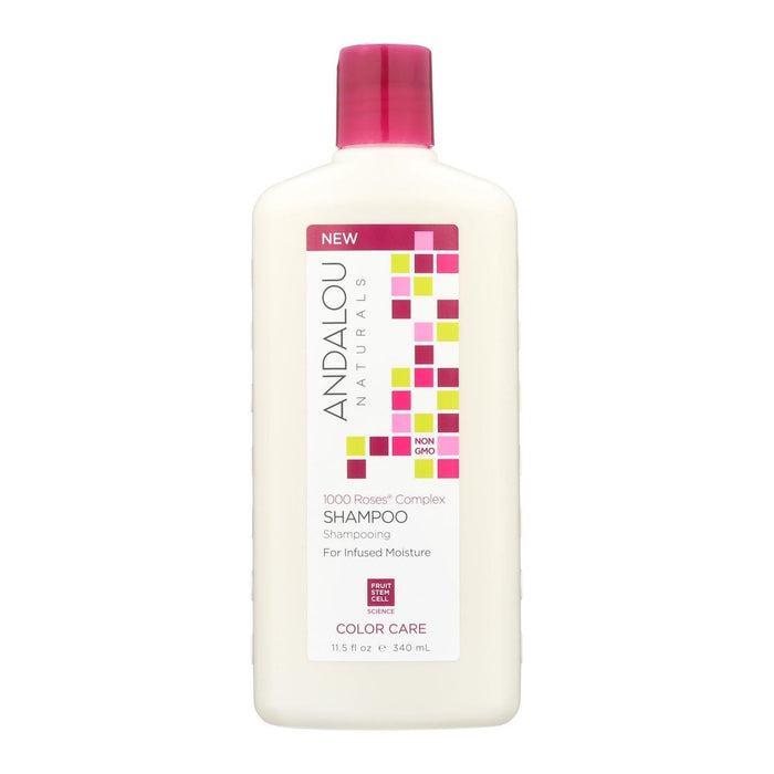 Andalou Naturals Color Care Shampoo  - 1000 Roses Complex - 11.5 Fl Oz