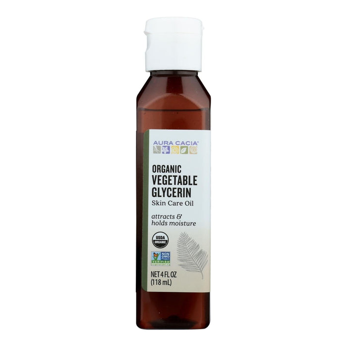 Aura Cacia Organic Vegetable Glycerin Oil - 4 Fl Oz