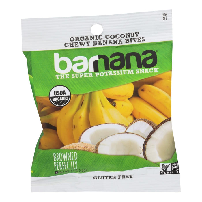 Barnana Organic Chewy Banana Bites - Coconut - 1.4 Oz (Case of 12)