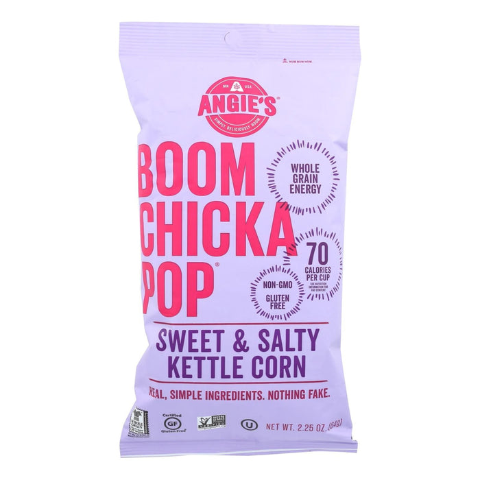 Angie's Kettle Corn Boom Chicka Pop Sweet And Salty Popcorn - Pack Of 12 - 2.25 Oz.