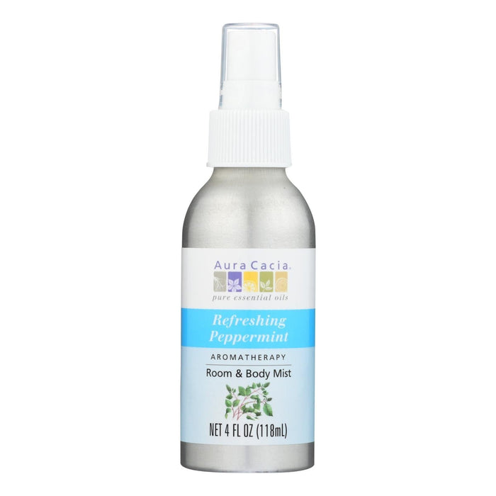 Aura Cacia Aromatherapy Energizing Peppermint Mist (4 Fl Oz)