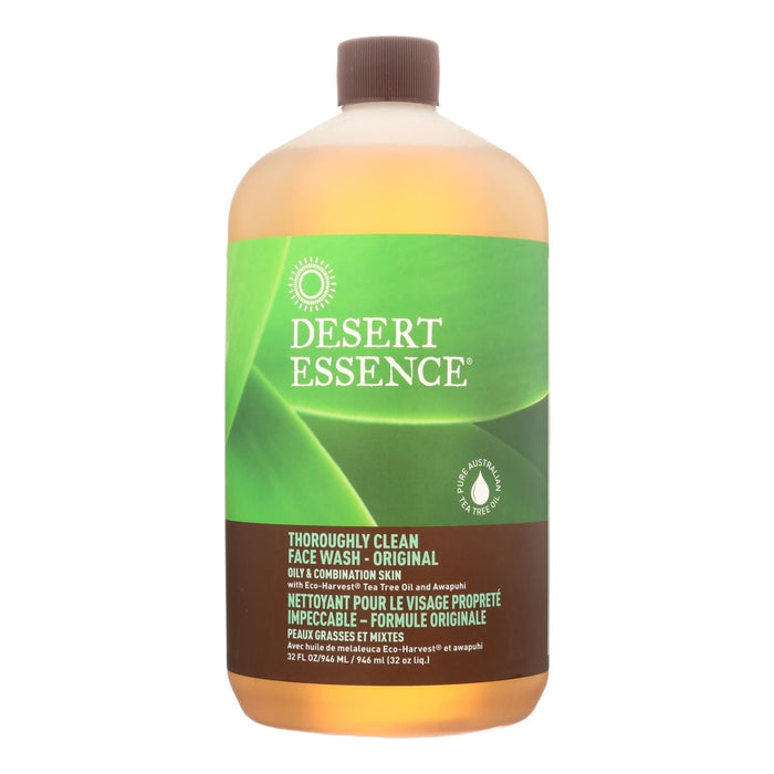 Cozy Farm - Desert Essence Thoroughly Clean Face Wash For Oily And Combination Skin, 32 Fl Oz