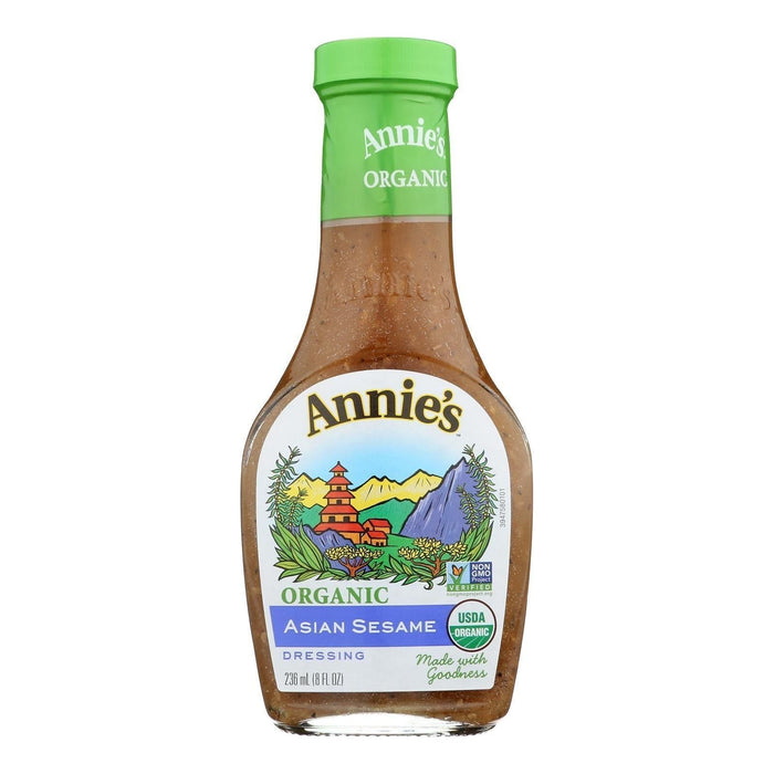 Annie's Naturals Organic Asian Sesame Dressing (Pack of 6 - 8 Fl Oz.)