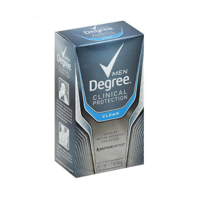 Degree Degree Men Clinical Protection Antiperspirant, Clean - 1.7 Oz Deodorant & Anti-Perspirant