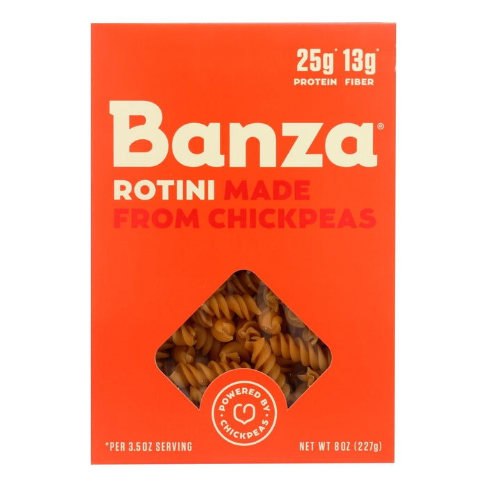 Banza Chickpea Rotini Pasta (Pack of 6 - 8 Oz.)