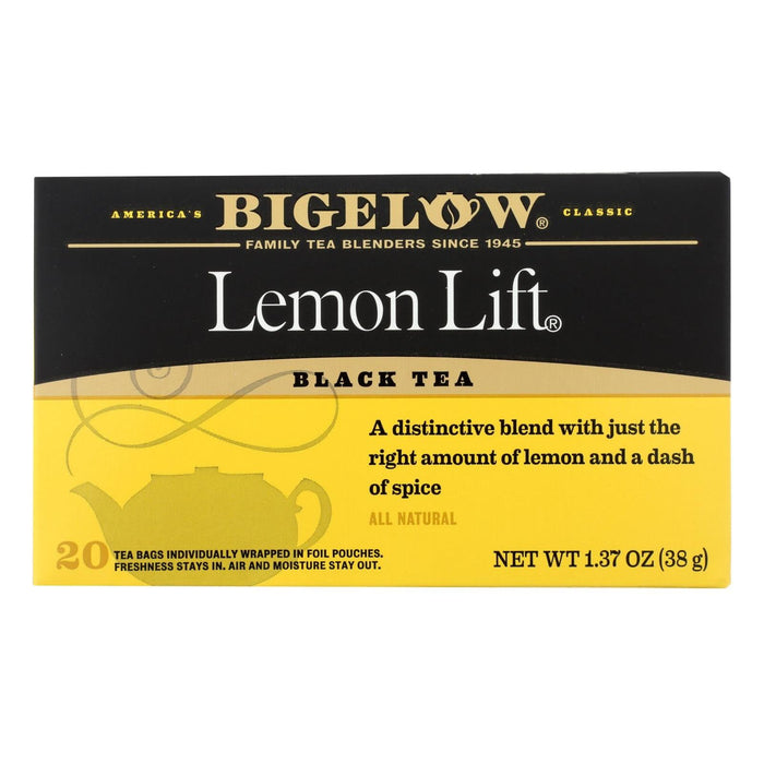 Cozy Farm - Bigelow Lemon Lift Black Tea, 20 Bags (Pack Of 6)