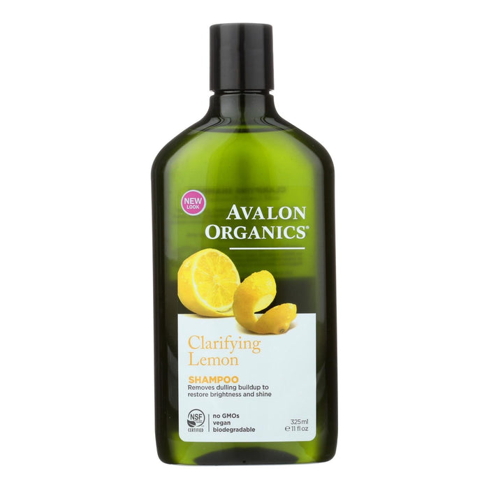 Avalon Organics Clarifying Shampoo Lemon with Shea Butter (Pack of 11 Fl Oz)