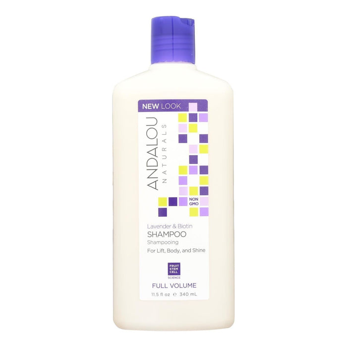 Andalou Naturals Full Volume Shampoo - Lavender & Biotin - 11.5 fl oz