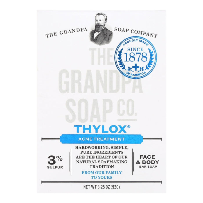 Cozy Farm - Grandpa'S Thylox Acne Treatment Bar Soap With Sulfur - 3.25 Oz