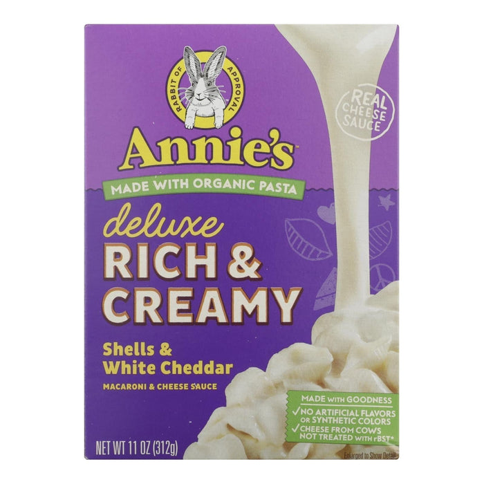 Annie's Homegrown Mac & Cheese Deluxe Shells Watched (Pack of 12 - 11 Oz.)