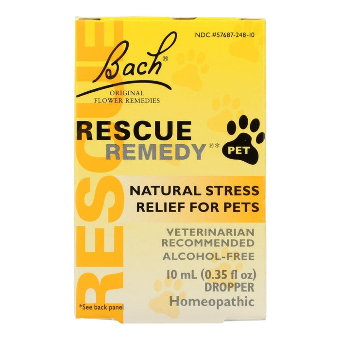 Bach Flower Remedies Rescue Remedy Stress Relief For Pets - 10 Ml