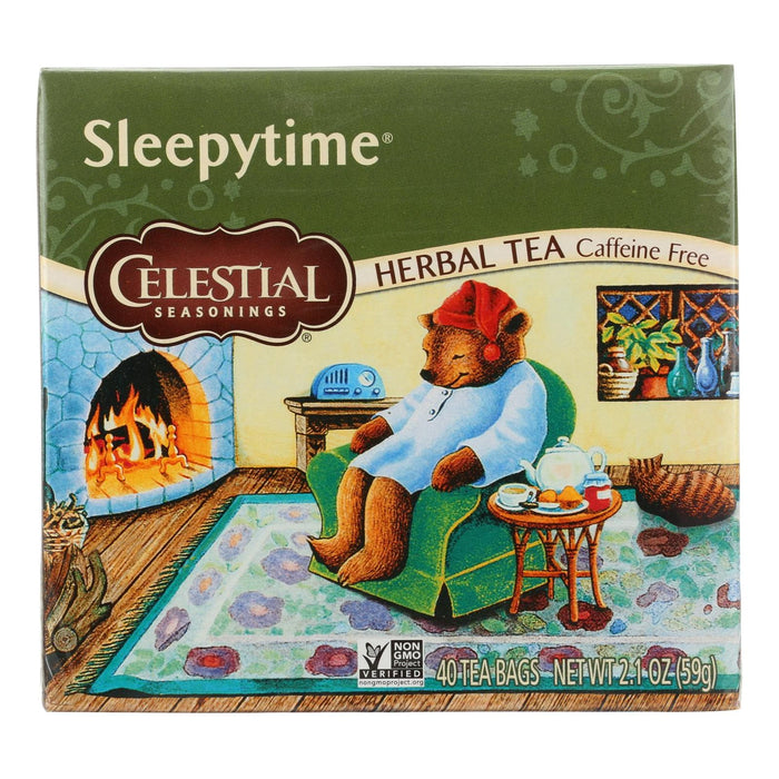 Cozy Farm - Celestial Seasonings Herbal Tea, Sleepytime: Calming Herbal Blend - Pack Of 6 - 40 Tea Bags