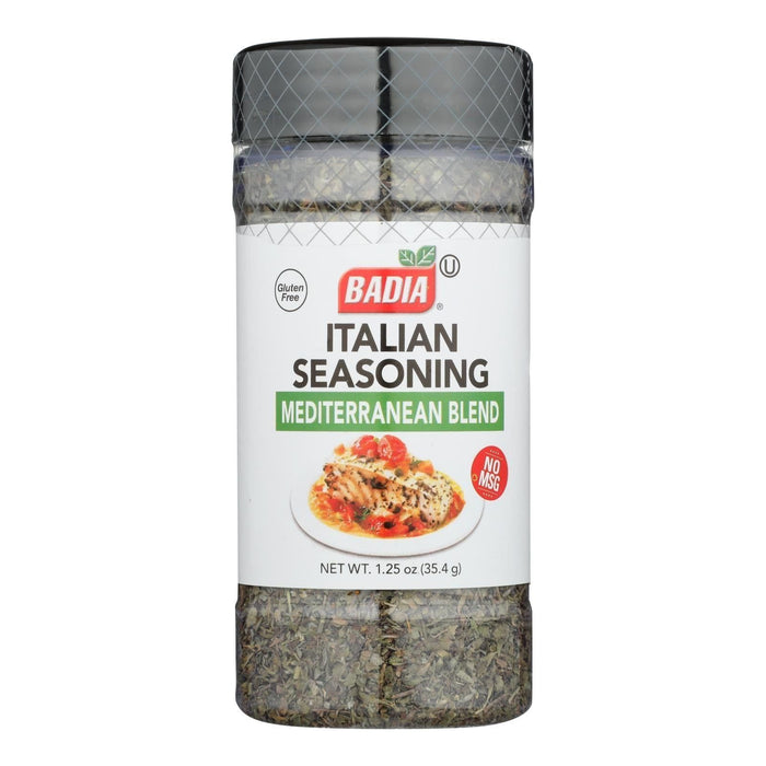 Badia Spices Italian Seasoning Mediterranean Blend - Case of 6 - 1.25 oz