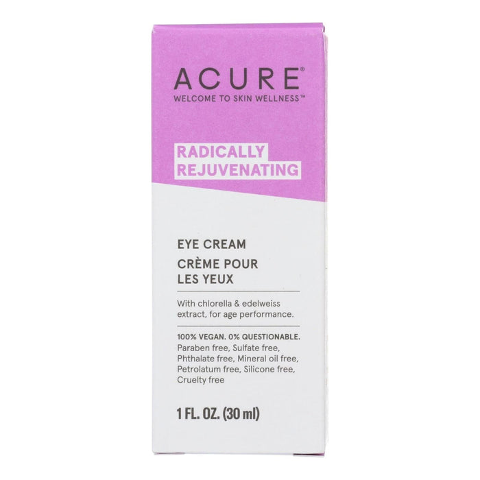 Cozy Farm - Acure Eye Cream  With Chlorella And Edelweiss Stem Cell Extracts - 0.9 Fl Oz