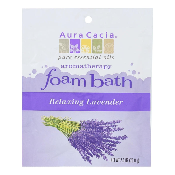 Aura Cacia Relaxing Lavender 6-Pack, 2.5 Oz Foam Baths