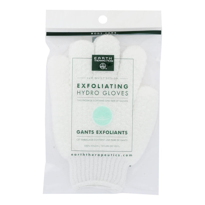 Cozy Farm - Earth Therapeutics Hydro Gloves Exfoliating White 2 Pairs