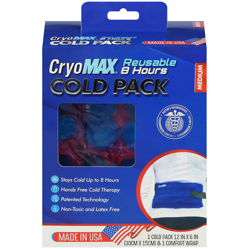 CryoMax CryoMax™ Medium Reusable 8-Hour Cold Pack (12" x 6") Hot & Cold Therapies