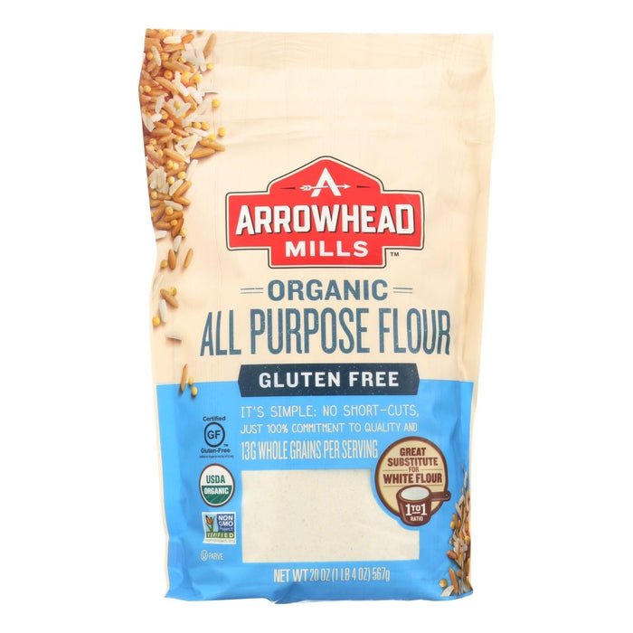 Arrowhead Mills Organic All-Purpose Flour (Pack of 6 - 20 Oz. Each)