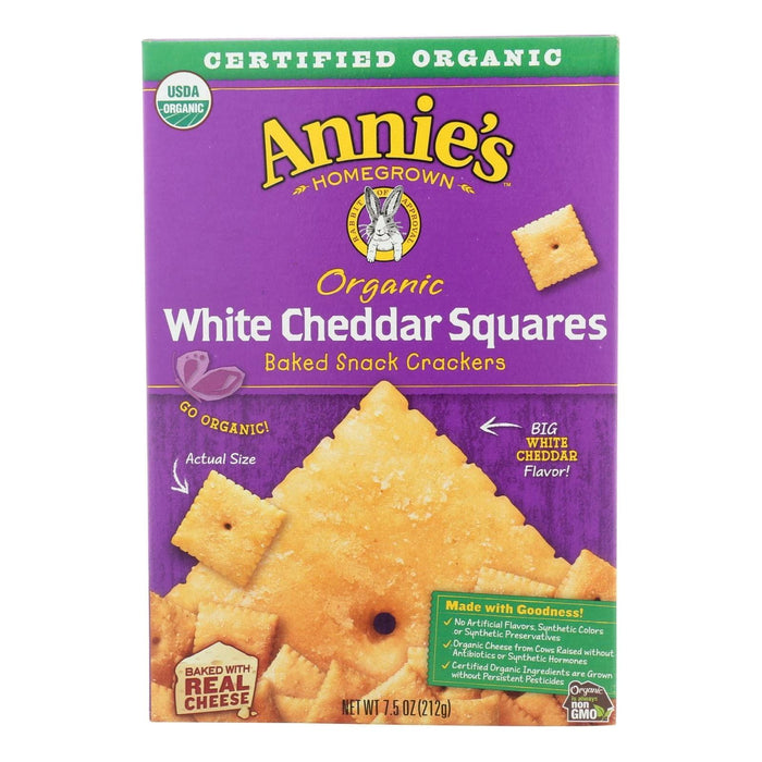 Annie's Homegrown White Cheddar Squares (Pack of 12 - 7.5 Oz.)