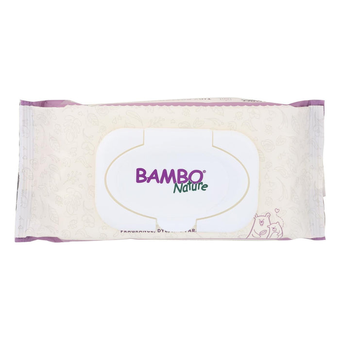Bambo Nature Wet Wipes - Tidy Bottom - 50 Ct - Case of 24