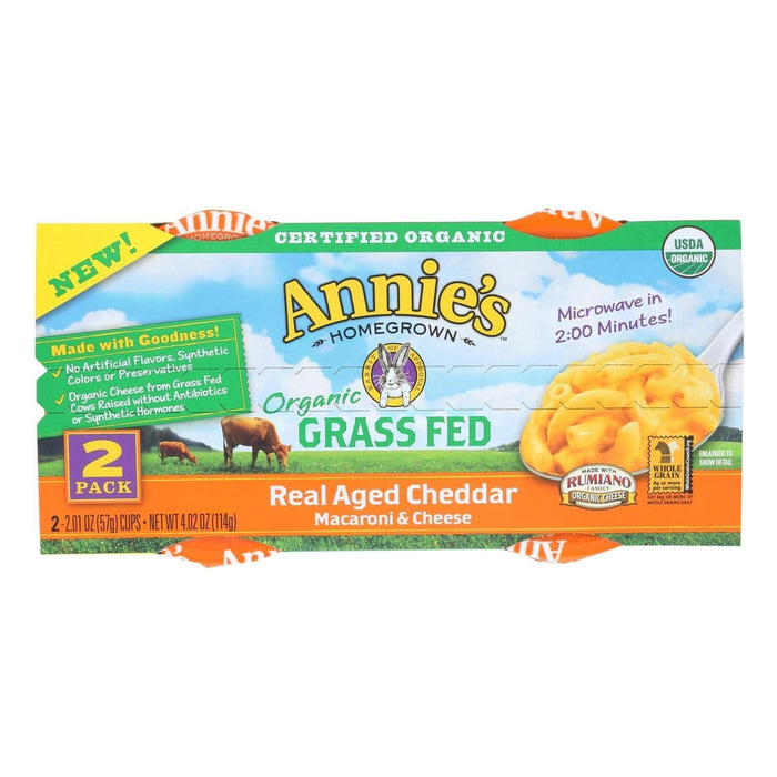 Annie's Homegrown Organic Gluten-Free Macaroni and Cheese Cup (Pack of 6 - 4.02 Oz.)