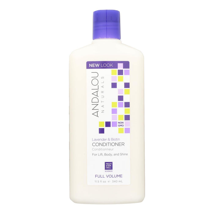 Andalou Naturals Full Volume Conditioner Lavender And Biotin - 11.5 Fl Oz- Pack of 2