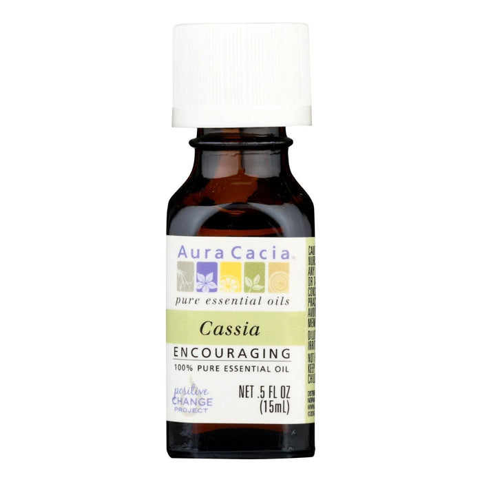 Aura Cacia Cassia Bark Pure Essential Oil (0.5 Fl Oz)