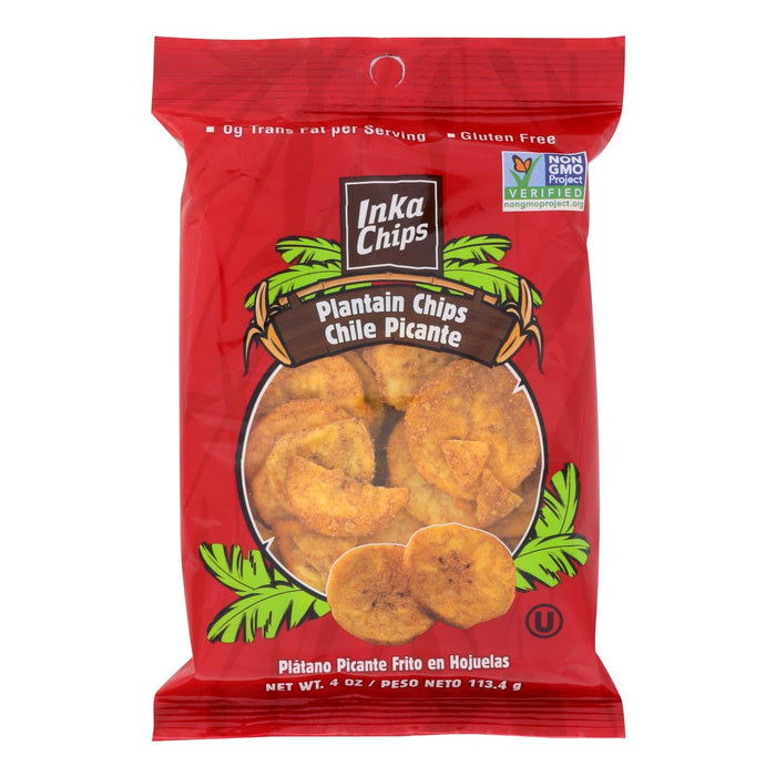 Cozy Farm - Inka Crops Plantain Chips: Chile Picante With A Hint Of Heat (Pack Of 12 - 4 Oz.)