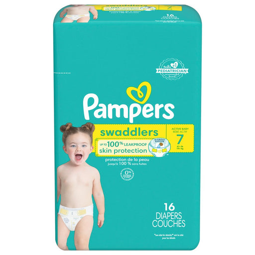 Pampers Pampers Swaddlers Active Baby Diapers, Size 7 Diapers
