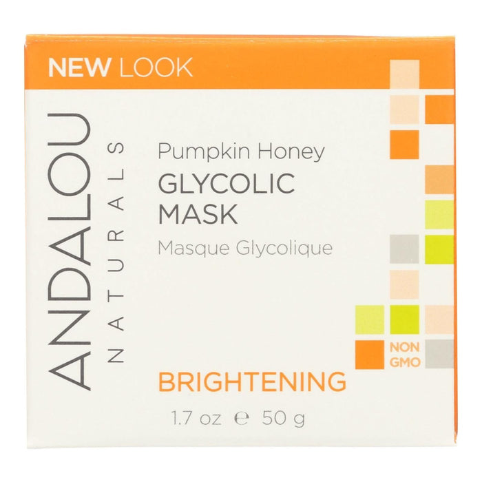 Andalou Naturals Glycolic Brightening Mask Pumpkin Honee (Pack of 1.7 Fl Oz)