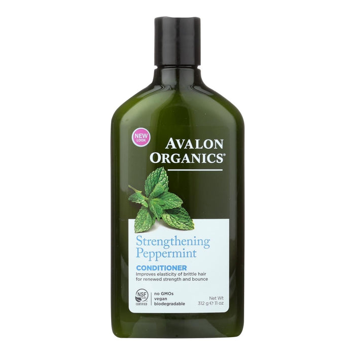 Avalon Organics Revitalizing Conditioner with Babassu Oil & Peppermint (Pack of 11 Fl Oz)